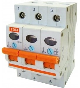 TDM ELECTRIC SQ0211-0024 Выключатель нагрузки (мини-рубильник) ВН-32 3P 32A TDM